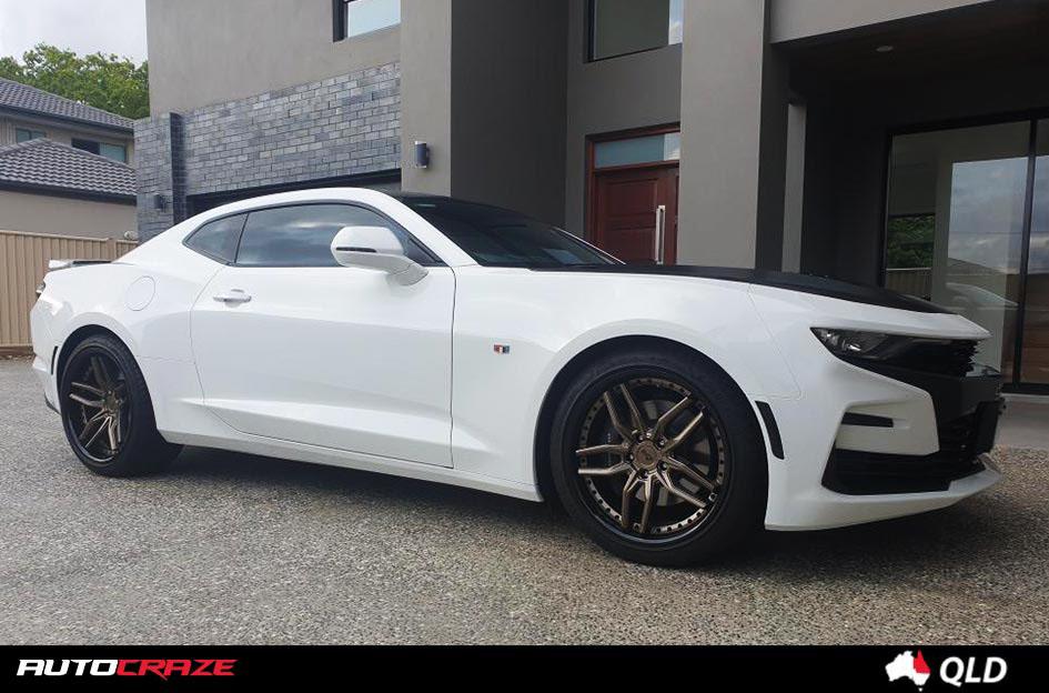 CHEVROLET CAMARO METHOS BRONZE W GLOSS BLACK LIP